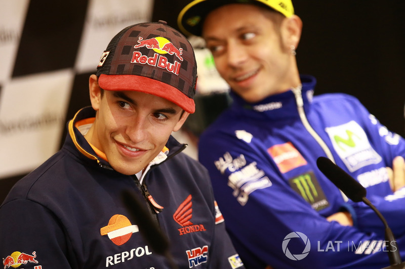 Marc Marquez, Repsol Honda Team, Valentino Rossi, Yamaha Factory Racing