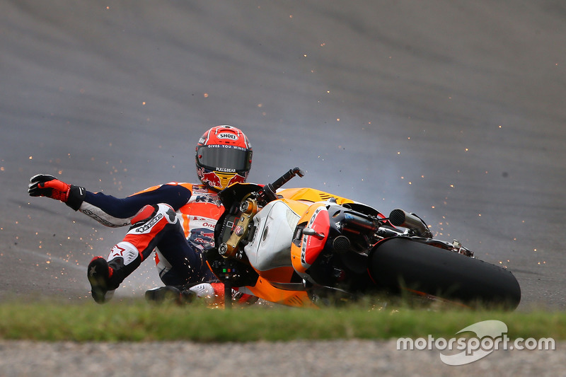 Sturz: Marc Marquez, Repsol Honda Team