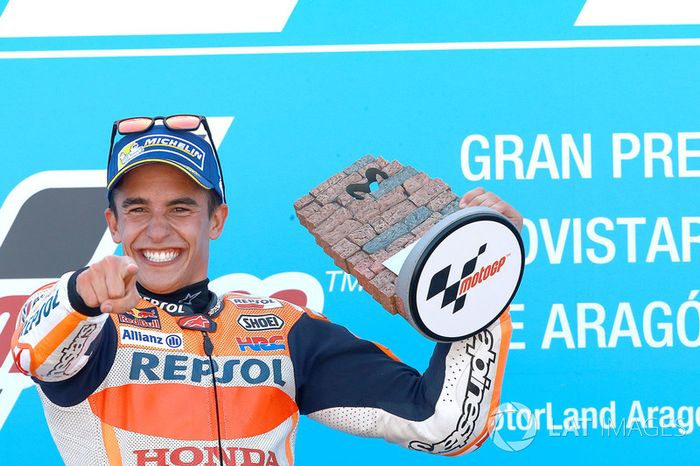 Podium: race winner Marc Marquez, Repsol Honda Team