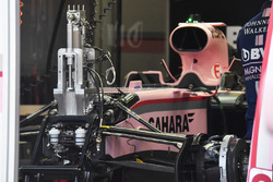 Vue détaillée de l'avant de la Force India VJM10