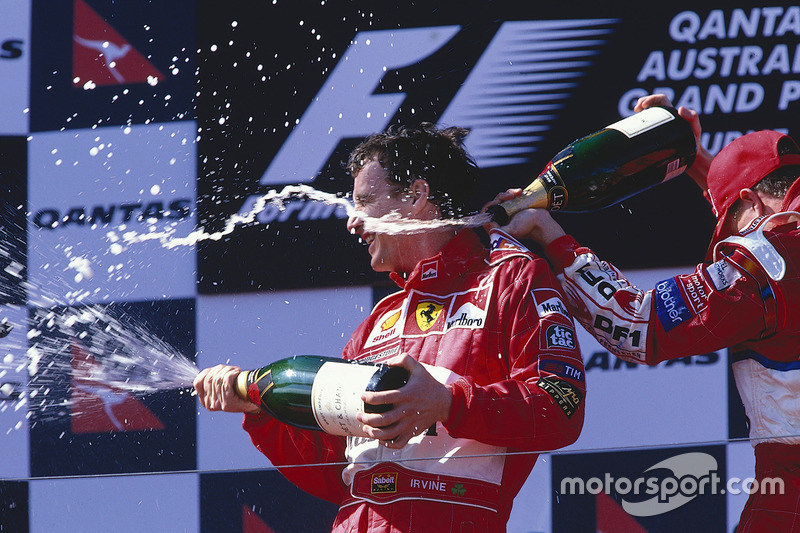 1. Eddie Irvine, Ferrari