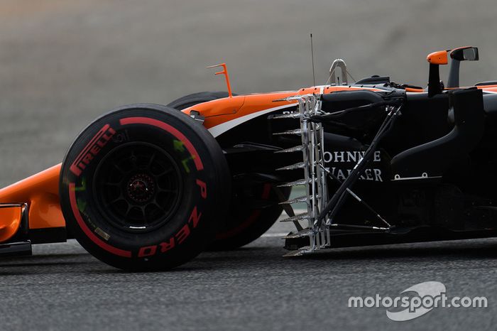 Stoffel Vandoorne, McLaren MCL32 funcionamiento equipo de sensor
