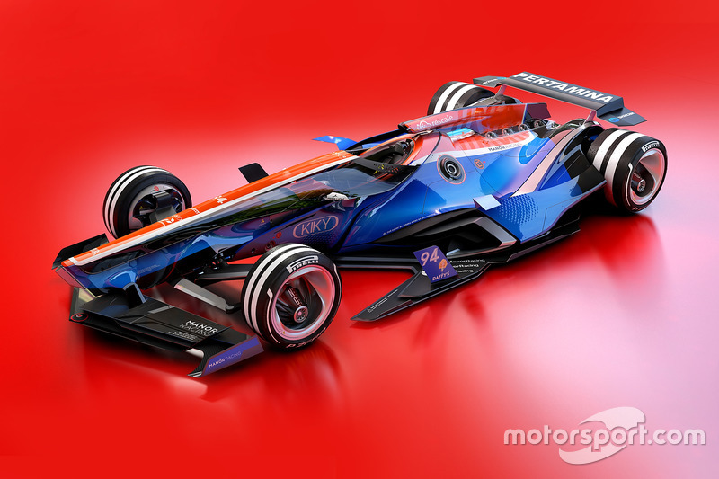 Manor Racing 2030 diseño fantasy