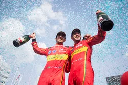 Podium: 2. Daniel Abt, ABT Schaeffler Audi Sport und 3. Lucas di Grassi, ABT Schaeffler Audi Sport