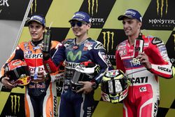 Polesitter Jorge Lorenzo, Yamaha Factory Racing, second place Marc Marquez, Repsol Honda Team, third