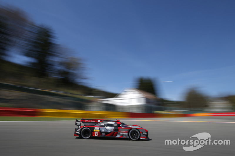 #8 Audi Sport Team Joest Audi R18 e-tron quattro: Lucas di Grassi, Loic Duval, Oliver Jarvis