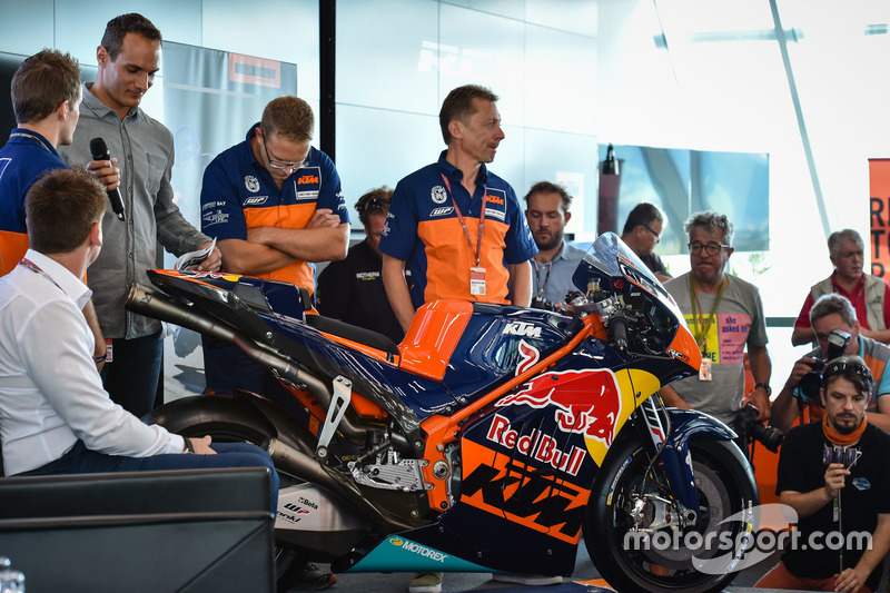 La moto KTM MotoGP