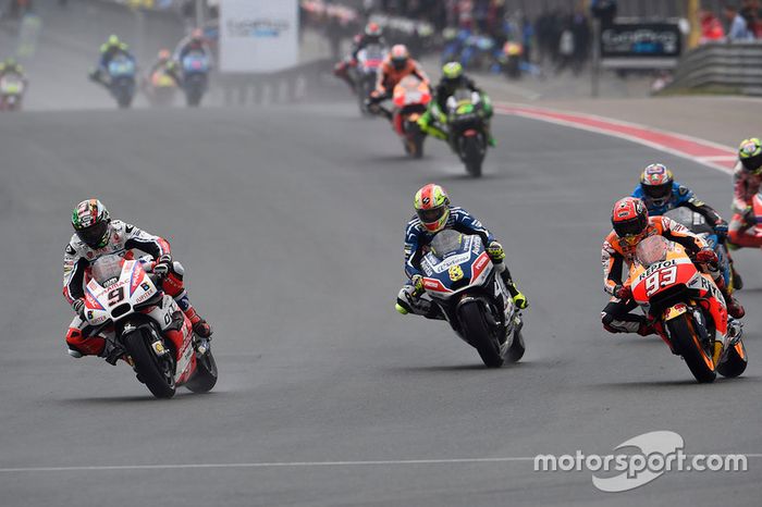 Danilo Petrucci, Pramac Racing y Marc Márquez, Repsol Honda Team