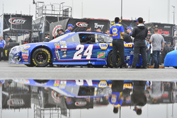 The car of Chase Elliott, Hendrick Motorsports, Chevrolet, im Regen