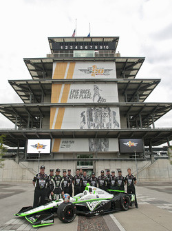 Presentation for the car of Conor Daly, Dale Coyne Racing Honda
