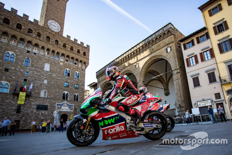Гонщики MotoGP во Флоренции