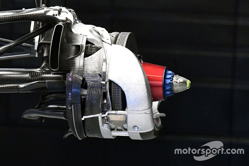Détail des disques de freins de la Williams FW40