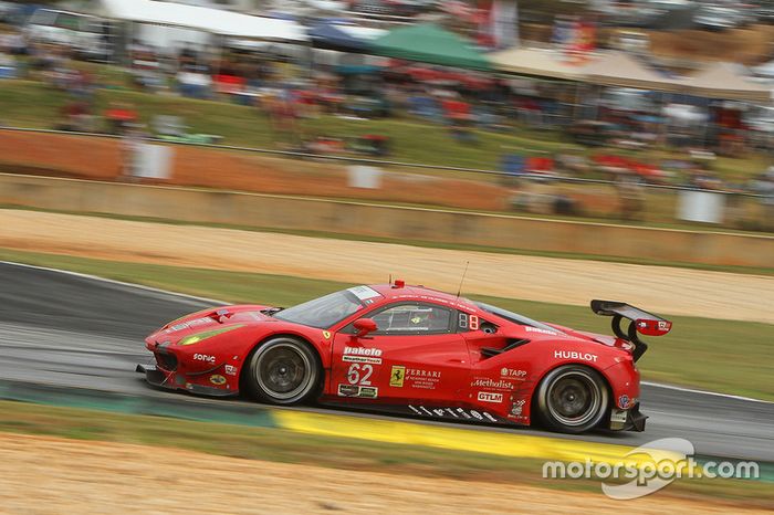 #62 Risi Competizione Ferrari 488 GTE: Toni Vilander, Giancarlo Fisichella, Alessandro Pier Guidi
