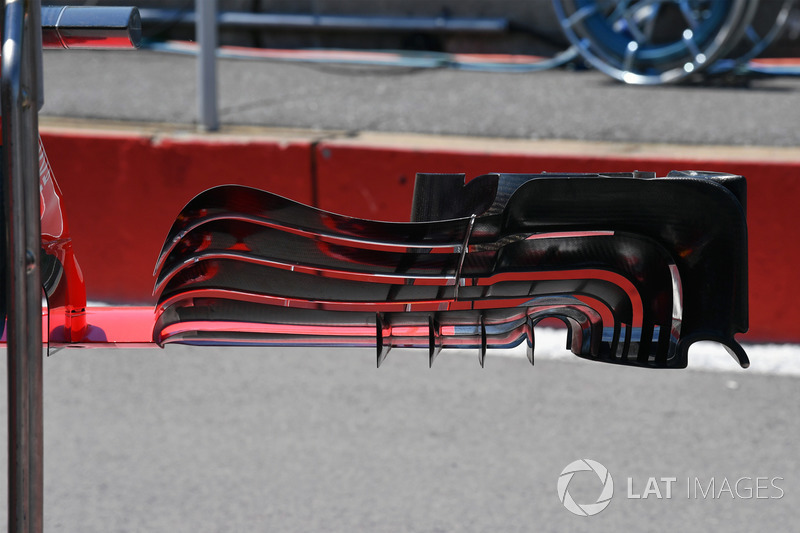 Ferrari SF70H: Frontflügel
