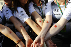 Tattoos von Jenson Button, McLaren