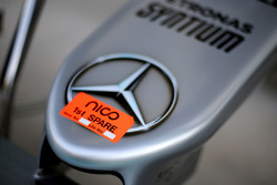 Mercedes AMG F1 W07 Hybrid Нико Росберга, носовой обтекатель