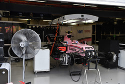 Sahara Force India VJM10 in the garage