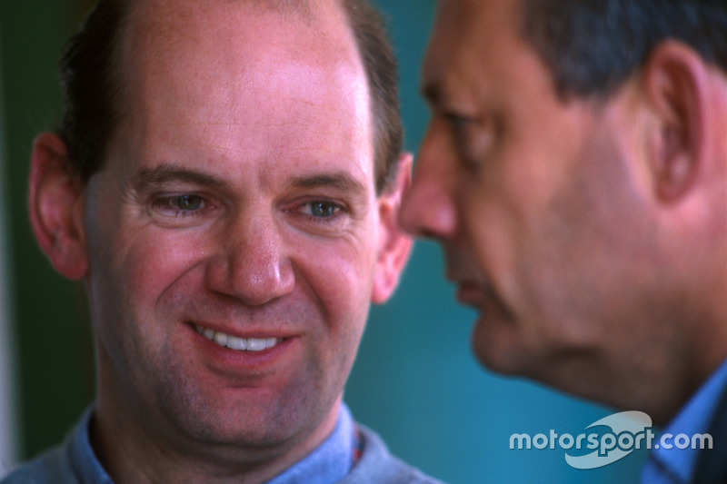 Adrian Newey and Ron Dennis