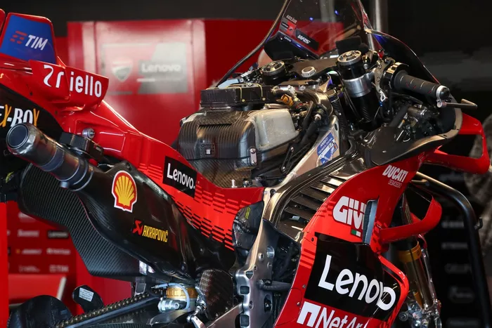 Ducati Team bike detail