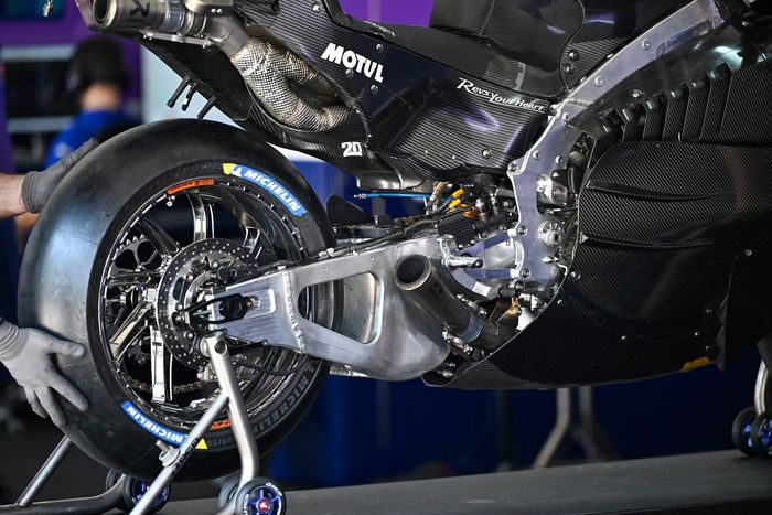 Yamaha Factory Racing Team bike detail