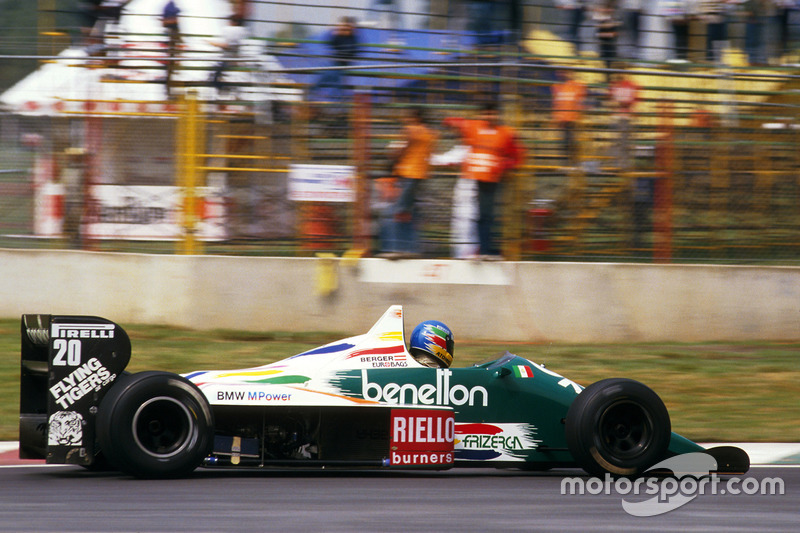 Gerhard Berger, en su Benetton.