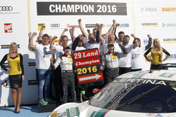 Meister 2016, #29 Montaplast by Land-Motorsport, Audi R8 LMS: Connor De Phillippi, Christopher Mies