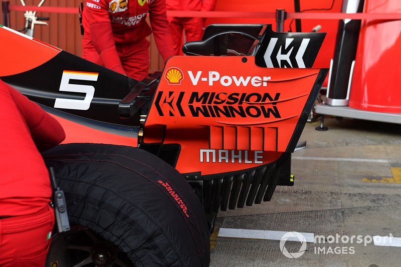 Ferrari SF90 rear wing detail