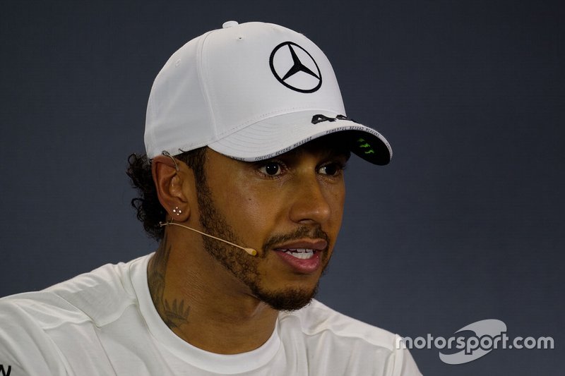 Press conference: pole sitter Lewis Hamilton, Mercedes AMG F1,