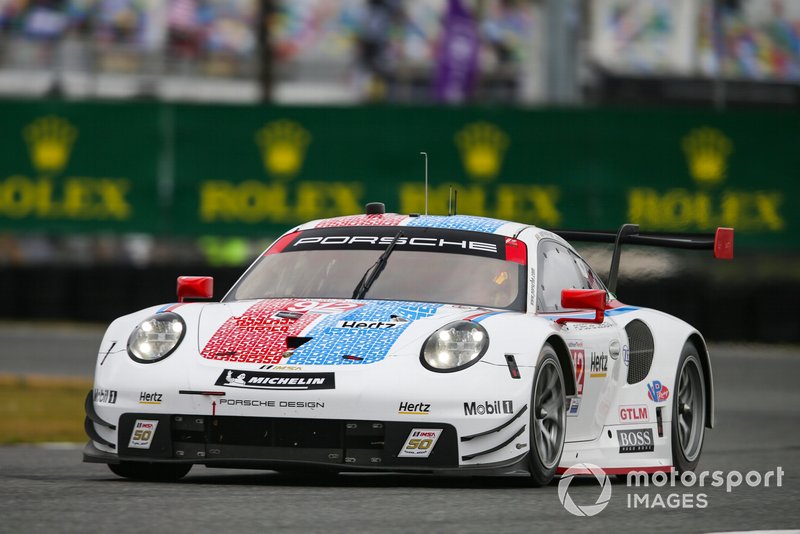 #912 Porsche GT Team Porsche 911 RSR, GTLM: Mathieu Jaminet, Earl Bamber, Laurens Vanthoor
