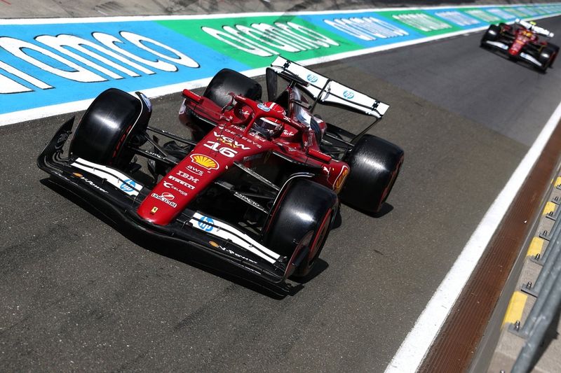 Charles Leclerc, Ferrari, Lewis Hamilton