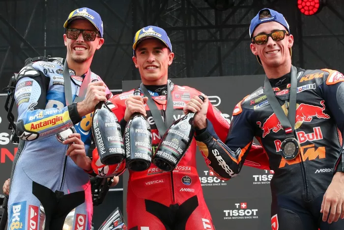 Pedro Acosta, Red Bull KTM Factory Racing, Alex Marquez, Gresini Racing, Marc Marquez, Ducati Team