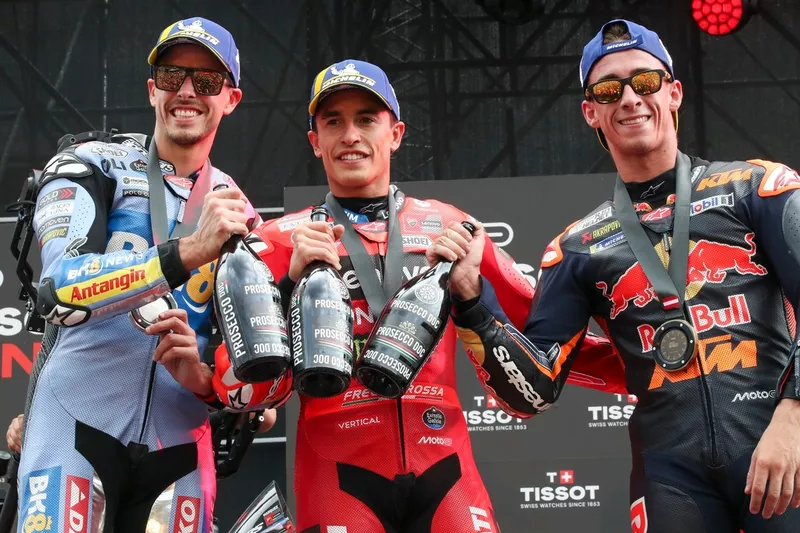Pedro Acosta, Red Bull KTM Factory Racing, Alex Marquez, Gresini Racing, Marc Marquez, Ducati Team