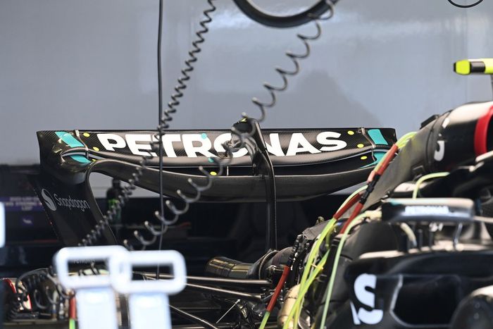 Mercedes W14 detalles técnicos