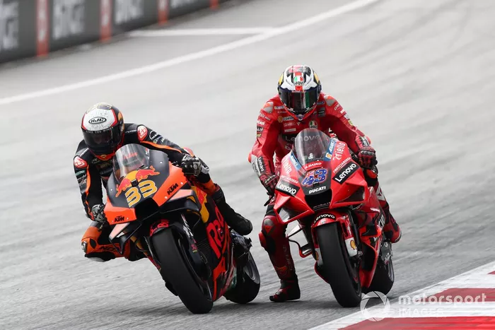 Brad Binder, Red Bull KTM Factory Racing, Jack Miller, Ducati Team