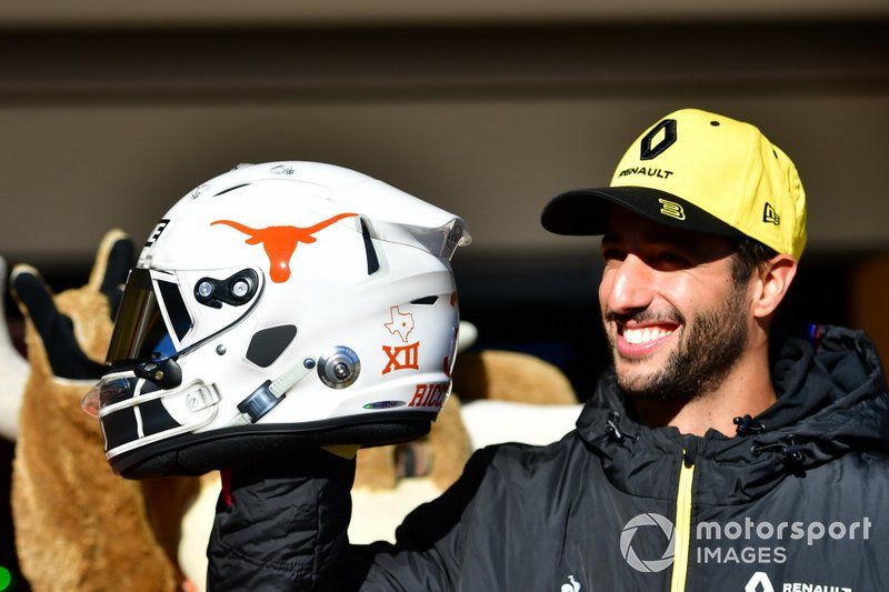 Capacete de Daniel Ricciardo, Renault F1 Team