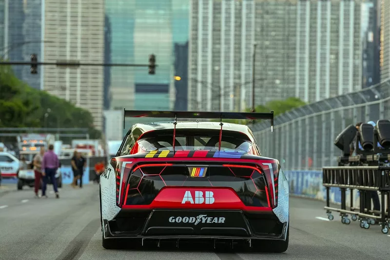 ABB NASCAR EV Prototype unveil