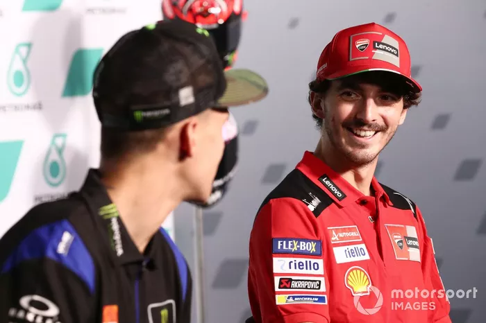 Fabio Quartararo, Yamaha Factory Racing, Francesco Bagnaia, equipo Ducati