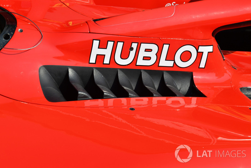 Ferrari SF71H bodywork vent detail