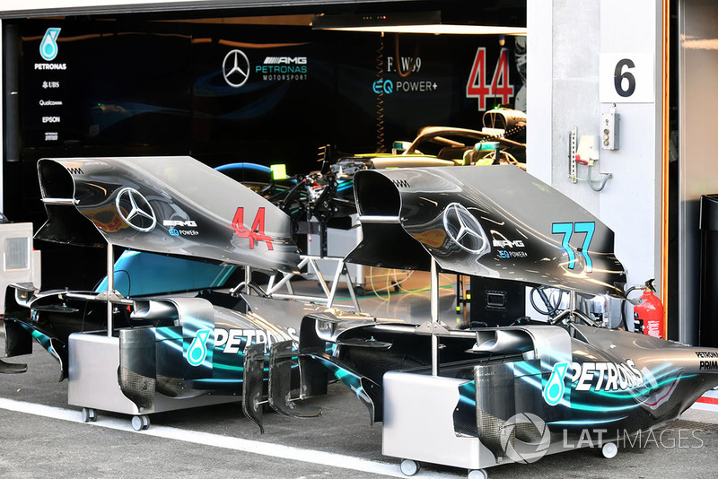 La carrosserie de la Mercedes AMG F1 W09