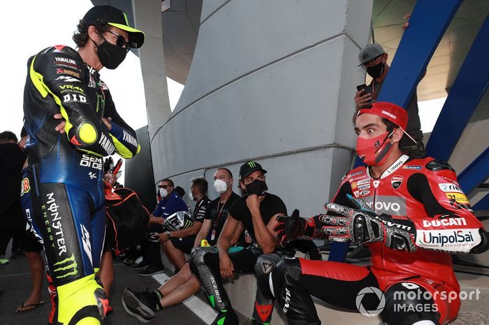 Valentino Rossi, Yamaha Factory Racing, Danilo Petrucci, Ducati Team
