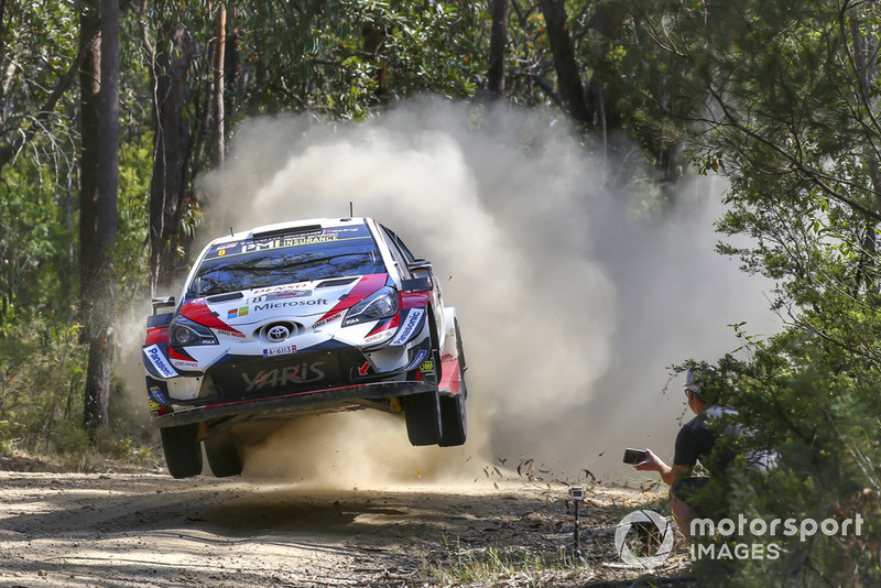 Отт Тянак и Мартин Ярвеоя, Toyota Yaris WRC, Toyota Gazoo Racing