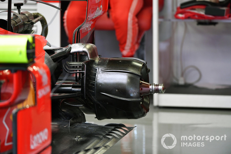 Neumático trasero del Ferrari SF71H