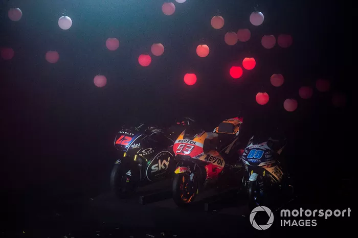 Francesco Bagnaia, Sky Racing Team VR46, Marc Marquez, Repsol Honda Team, Jorge Martin, Del Conca Gresini Racing, bikes