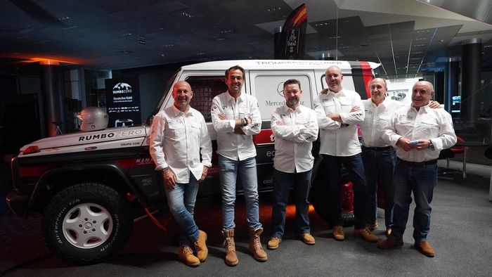 Presentación del equipo RumboZero Mercedes-Benz, Dakar Classic 2022