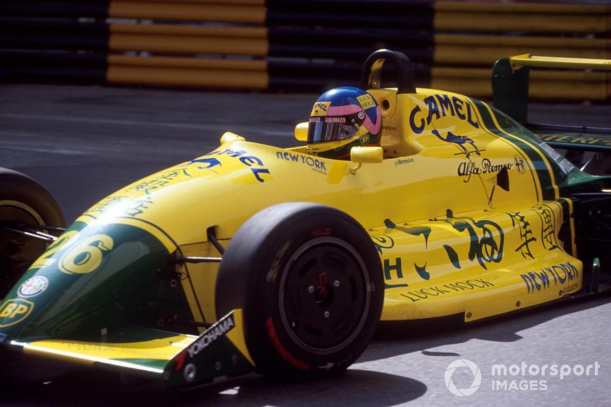 Villeneuve, pictured at Macau in 1991, struggled with the scrutiny that came with his rise to the top