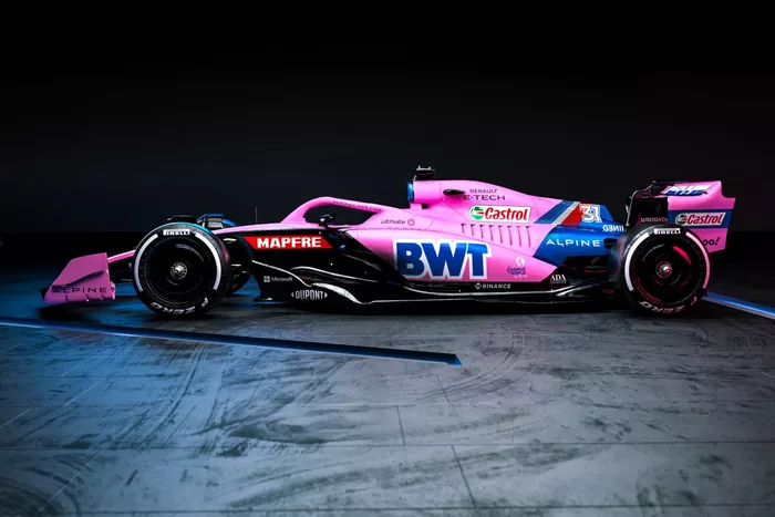 Alpine A522 con decoración Rosa