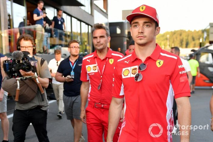 Charles Leclerc, Ferrari se va del circuito