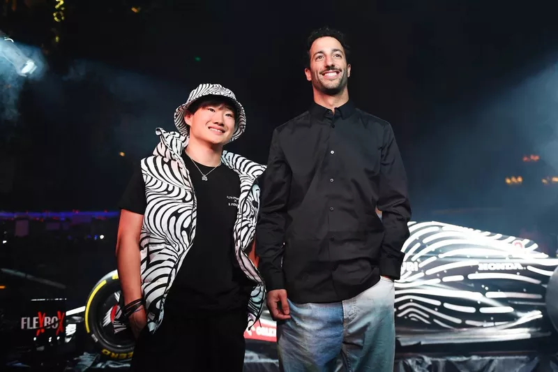 Yuki Tsunoda et Daniel Ricciardo