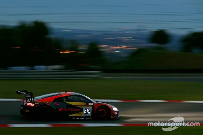 #32 Audi Sport Team WRT Audi R8 LMS GT3: Mirko Bortolotti, Charles Weerts, Frederic Vervisch  