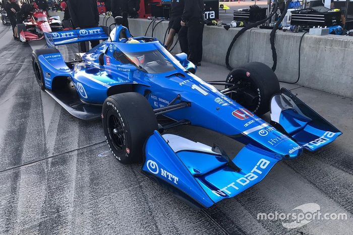Alex Palou, Chip Ganassi Racing probando su Honda